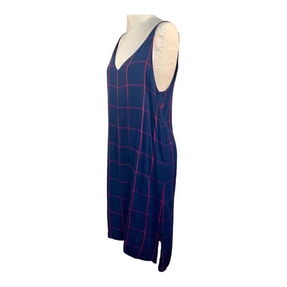 Rails | Suki Plaid Flannel Tartan Tank Slip Dress in Midnight Red | XS - Picture 6 of 10